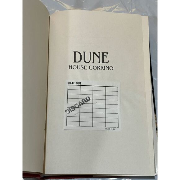 2001 Dune House Corrino Brian Herbert, Kevin J. Anderson 1st Ed 1st Print, HC DJ - Picture 8 of 14